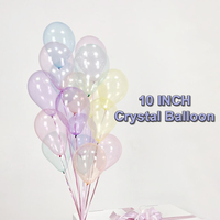 Ballons en Cristal Pastel 10 12 pouces Cristal Latex Ballons Baby Shower Anniversaire Fête Décor Arc-en-Ciel Cristal Pastel Ballons en Latex