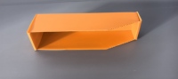 Conteneur de stockage pliable en panneaux alvéolés en PP, boîte en plastique ondulé pliable pour l'organisation des entrepôts