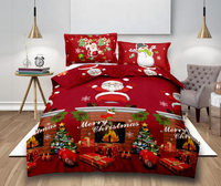 Bedruckter Weihnachtsstoff 100% Baumwoll-Twill-Stoff Quiltstoff Weihnachtsdeko-Zubehör DIY Nähpatchwork