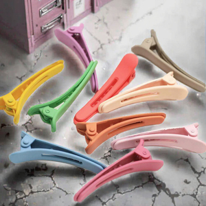 Pinza de Pelo Tipo Pico de Pato para Mujeres y Niñas, Accesorio de Moda para Peinado, Clip con Punta de Plástico para Peluquería - Product Image 3