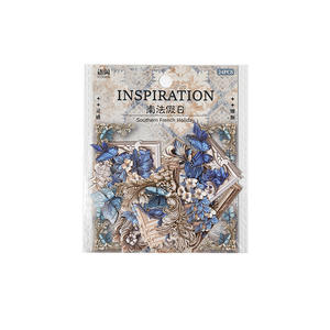 24 pièces/paquet autocollant bord Pack Inspiration Muse série Vintage Style <span class=keywords><strong>cent</strong></span> manuel vallée beauté cadre Photo bricolage - Product Image 5