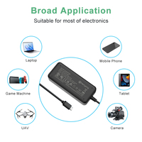 Dans le monde entier 12 volts 15V 3A UL cUL FCC certifié adaptateur de voyage universel chargeur rapide 100w pour macbook pour baseus pour ugreen