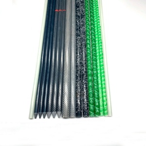 FRP Hollow Côn Bán Buôn Linh Hoạt 12Mm Sợi Thủy Tinh Lều Que Sợi Thủy Tinh Que Mặt Đất Chèn Sợi Ống Muỗi Net Hỗ Trợ - Product Image 1