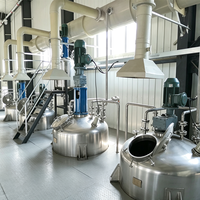 Ligne de production de pesticides entièrement automatique, équipement de formulation SC EC SL avec disperser, moulin à sable et réservoir de mélange