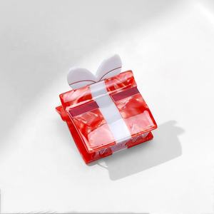 Pinza de Pelo Cuadrada y Colorida de Acetato para Mujeres y Niñas, Uso Diario, Decoración para Coleta - Product Image 2