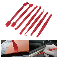 Outil d'emballage d'autocollant de film d'emballage de vinyle, 13 pièces, raclette, grattoir, outils pour vitres de voiture, rasoir, grattoir en fibre de carbone