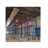 Étagère de stockage robuste en acier Q235B pour centre logistique, fabricant OEM, capacité 4000 kg, conception personnalisée