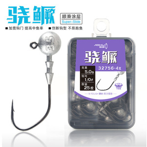 Aohu Lead Head <b>Hook</b> 10g Anti Snag For Bass Lure Fishing - Product Image 3