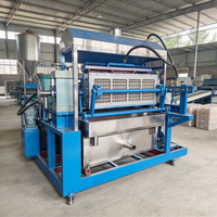 Machine de fabrication de barquettes à œufs en bagasse et sciure de bois, matière première recyclable, protection de l'environnement