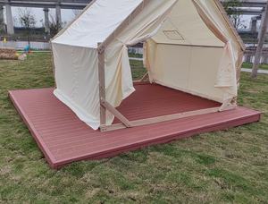 Impermeabile Anti-scivolo WPC composito scanalato Decking PVC compensato pavimenti per uso esterno con venature di legno trattamento superficiale - Product Image 2