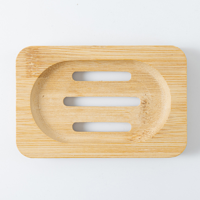 Soporte rectangular de bambú