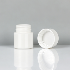 Bouteilles de médicaments en HDPE blanc de 40 cm³, contenants vides pour pilules, capsules de vitamines, emballages de compléments alimentaires avec bouchon à sécurité enfant - Product Image 4