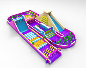 Carrera de obstáculos ciclónica giratoria Carnival <span class=keywords><strong>Ride</strong></span> <span class=keywords><strong>The</strong></span> Biggest carrera de obstáculos inflable - Product Image 4