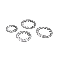 Stainless Steel Carbon Steel Zinc/Plain Internal Tooth Lock Washers for Anti-Vibration Anti-Slip Metric Heavy Duty Customizable