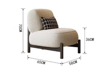 Canapé de luxe pour petit espace, fauteuil de beauté, mobilier de salon simple, chaise longue pour la maison et le bureau, canapé paresseux