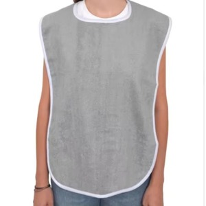 Large Size Adult Waterproof Bib Cotton Towel Apron for Elderly Seniors Special Bib for Eating and Saliva Protection - Product Image 4