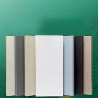Panneau de porte de placard de cuisine mat multicouche en panneaux de particules PET sur mesure pour la maison et l'hôtel