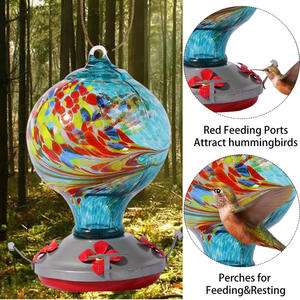 Verbeterde Kolibrievoeder Voor Glazen Vogeldrinkers En Feeders Buitenshuis Met Hangende Haakmierengracht En Borstel - Product Image 5