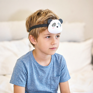 Lampe <span class=keywords><strong>frontale</strong></span> Panda pour enfants, lumière LED nocturne, mini lampe <span class=keywords><strong>frontale</strong></span> en silicone rechargeable USB Type-C, portable, lampe <span class=keywords><strong>frontale</strong></span> d'urgence pour le camping - Product Image 3