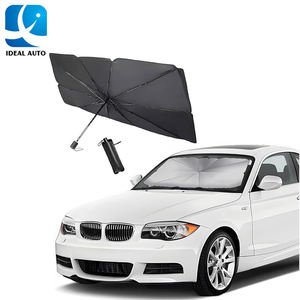 Pare-soleil de pare-brise de voiture compatible <span class=keywords><strong>BMW</strong></span> Tesla, rétractable, pliable, en polyester 170t, pour la protection solaire des fenêtres - Product Image 1