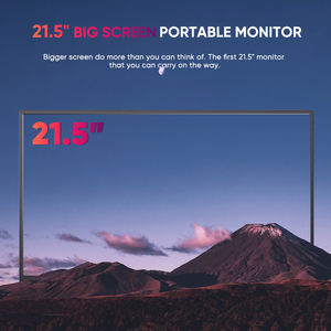 21.5 "Grote Draagbare Gaming Monitor Full Hd 75Hz 120% Srgb 180 Hoek Verstelbare Standaard Vesa Compatibele Desktop Laptop Mac Travel - Product Image 4