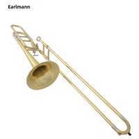 EarlMann Professional B Tenor Trombone with Gold Lacquer Finish-Factory Direct Sales