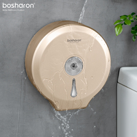 Distributeur de papier toilette en rouleau jumbo mural manuel personnalisé en gros, en plastique ABS, distributeur de serviettes en papier pliées en C