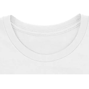 Camiseta de Manga Corta con Cuello Redondo, Estilo Urbano, Ecológica y Transpirable para Mujer, Hecha de Felpa Sólida de 280g de Algodón Orgánico - Product Image 2