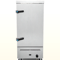 Rui Tai Vaporera de Arroz Comercial de Alta Eficiencia con 12 Bandejas, 18KW, Acero Inoxidable 201, a Gas (GLP/GN) para Cocina y Restaurante