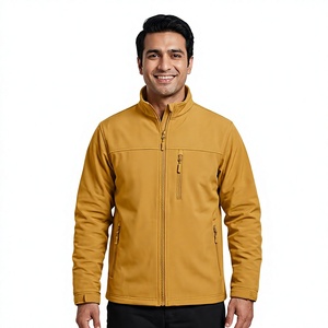 Veste Softshell Homme Personnalisée avec Logo Brodé 2026 – Coupe-Vent et Chauffe-Corps d'Extérieur – Vente en Gros - Product Image 1