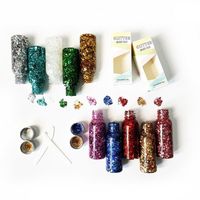 Paillettes pour les yeux, les ongles, les cheveux, le corps, le visage, gel, paillettes de sirène, fard à paupières, maquillage théâtral, festival, fête, cosmétiques, plante naturelle, 42g