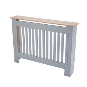 Modern Medium Size Lacquered MDF Radiator <b>Cover</b> with Mirror Panel Design for Living Room Bedroom Dining Use - Product Image 6