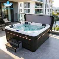 Spa de luxe pour 6 personnes en acrylique pour l'extérieur avec système Balboa et jets de massage