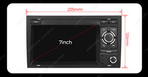 Écran audio de voiture MEKEDE, autoradio, écran de voiture, navigation automobile, lecteur stéréo de voiture pour <span class=keywords><strong>Audi</strong></span> A4 <span class=keywords><strong>2002</strong></span>-2009 - Product Image 2