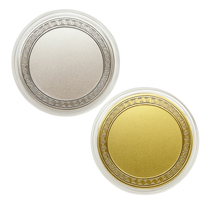 Di alta qualità 40Mm spazi in metallo sfida monete collezioni per incisione Laser smalto Souvenir moneta con acrilico scatola protettiva - Product Image 5