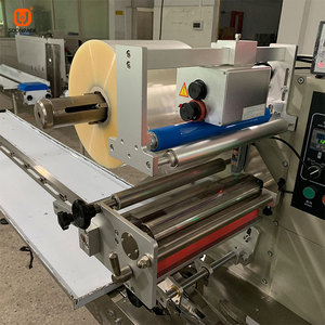 Tự động <span class=keywords><strong>mini</strong></span> dòng chảy Gói máy Arabic flatbread bánh mì hamburger trở lại niêm phong máy đóng gói - Product Image 3