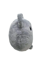 Coussin en peluche réversible 2-en-1 personnalisé chat et canard, motif mignon, doux, pour décoration intérieure et cadeaux