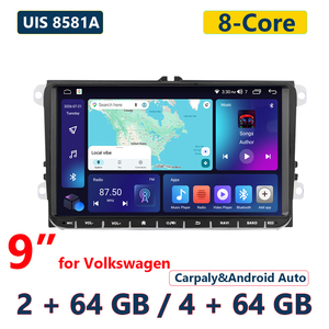 N3E วิทยุติดรถยนต์หน้าจอสัมผัสระบบแอนดรอยด์8-core สำหรับ VW Skoda Beetle POLO Golf 7 Passat ไร้สาย B7 Apple Car Play <span class=keywords><strong>Android</strong></span> - Product Image 1