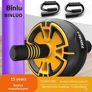 Rueda Abdominal Modelo A801 para Uso Doméstico, Entrenador <span class=keywords><strong>de</strong></span> Músculos <span class=keywords><strong>Abdominales</strong></span> con Rebote Automático Silencioso, Equipo <span class=keywords><strong>de</strong></span> Fitness para Hombres, Reduce la Grasa Abdominal - Product Image 4