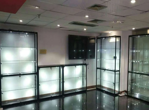 78.8 pouces de haut verrouillable pleine vision cadre en aluminium verre <span class=keywords><strong>prix</strong></span> d'usine vitrine vitrine vitrine de magasin de <span class=keywords><strong>fumée</strong></span> - Product Image 2