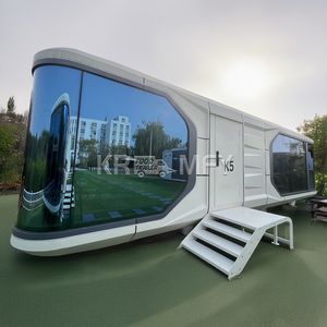 Casa Prefabricada Impermeable con Panel Solar, Estructura Estable, Expandible, Tipo Contenedor, Casas Móviles, Cápsulas Prefabricadas, Cabaña de HDPE - Product Image 2