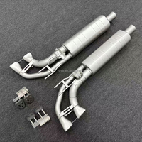 Système d'échappement avec silencieux pour Mercedes-Benz AMG G63 V8 W464, tuyau d'échappement CatBack en titane à soupape contrôlée d'origine, embout de 1,2 mm