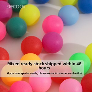 מט צבעוני עמיד pp חומר כדורי טניס שולחן עבור שחקנים 'הגרלה משחק ריסוס כדור מרסס - Product Image 3