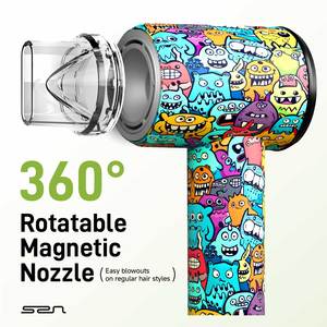 Mini secador de pelo de alta velocidad con diseño, Monster Convenience Store, Precio al por mayor - Product Image 3