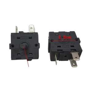 Selector de Funciones para Horno Eléctrico, Interruptor de Velocidad de 3 Pines, 2.8cm, Accesorios para Calentador Eléctrico, Interruptor para Calentador de Aire, Radiador de Aceite - Product Image 1