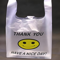 Sacs en plastique imprimés sur mesure, sacs en PE jetables pour épicerie, sacs de shopping transparents pour la vente au détail, emballages pour supermarchés et plats à emporter
