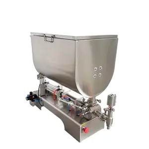 semi automatic piston filling machine paste ketchup/mayonnaise/jam/chili sauce/honey filling machine