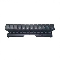 Barre de pixels 12x60W à tête mobile, éclairage matriciel LED RGBW 4-en-1 avec zoom pour scène, concerts, clubs et mariages