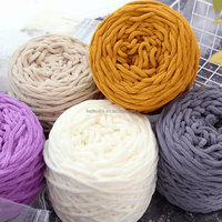 Fil Chenille Velours Doux et Chaud en Polyester, Couleurs Assorties, Gros Fil pour Crochet et Tricot
