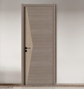 Puertas de Madera Maciza con Marco Reforzado, Puertas de Entrada para Seguridad de Villas, Venta al por Mayor - Product Image 1